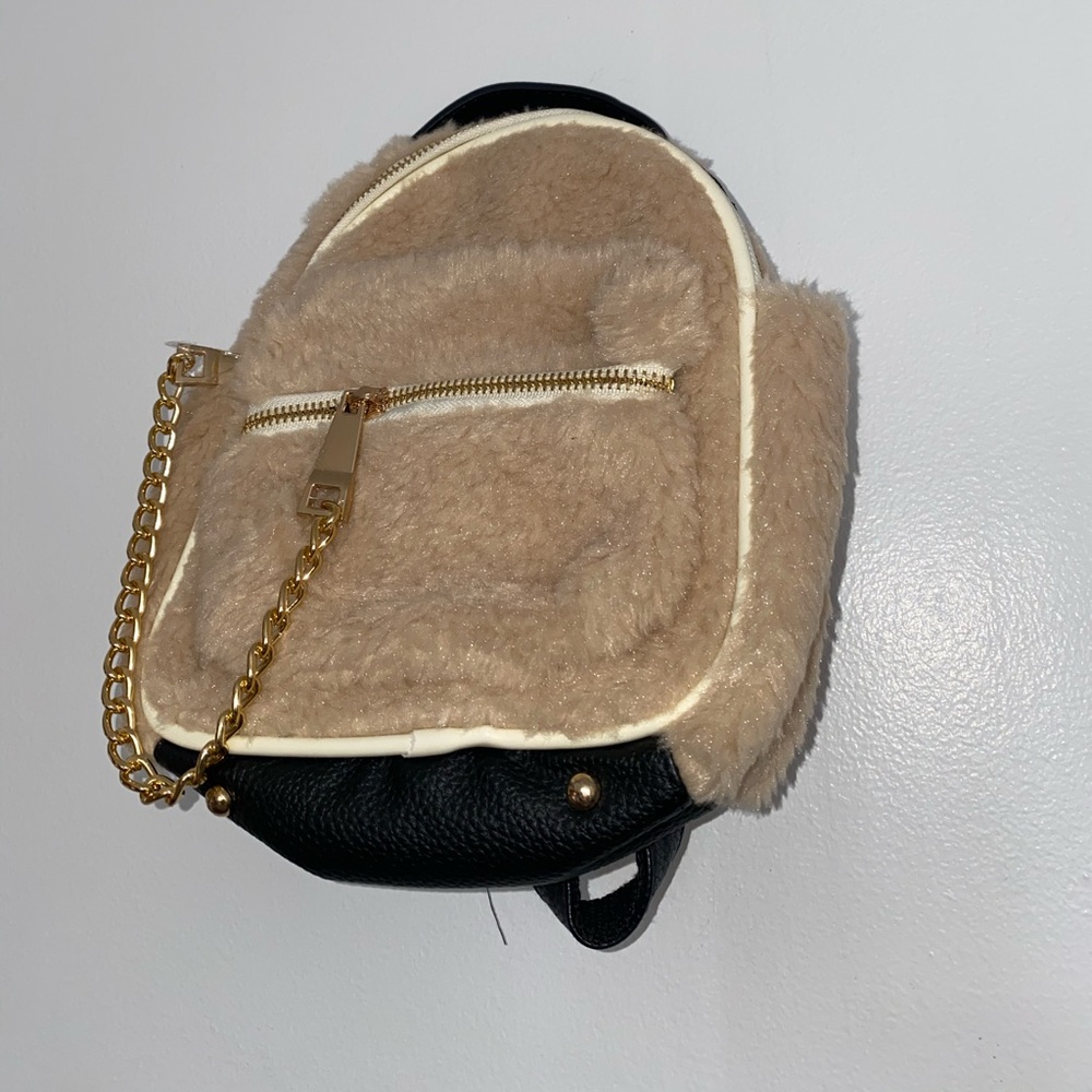 Faux Fur Mini Backpack